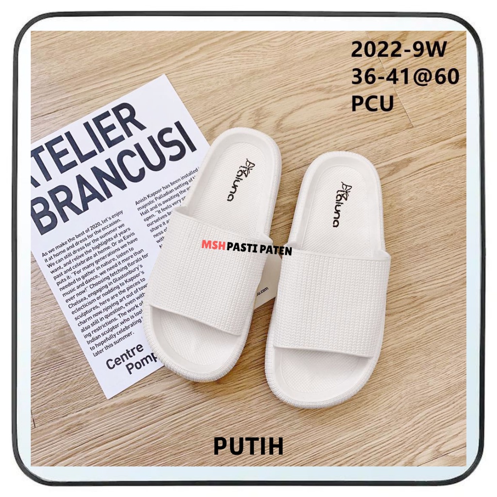 Sandal karet wanita terbaru merk LALUNA T432 Sandal impor Sandal selop wanita tahan air Sandal jelly wanita