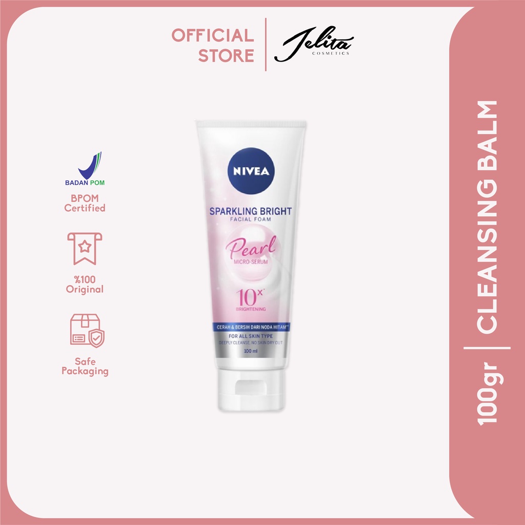 Nivea Sparkling Bright Facial Foam 100ml