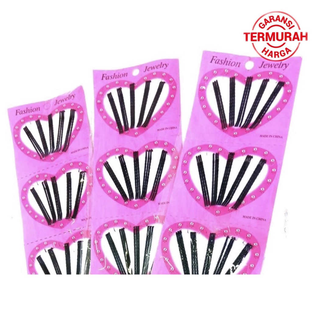 JEPIT RAMBUT LIDI 15 pcs Love Card Jepit Rambut