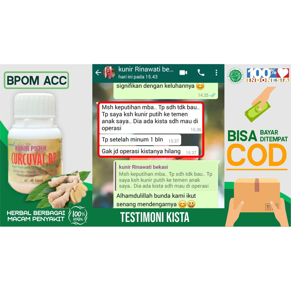 

Obat Herbal Kunir Kunyit Putih Pelancar Haid Nyeri Haid Menstruasi Tidak Teratur Tanpa Efek samping