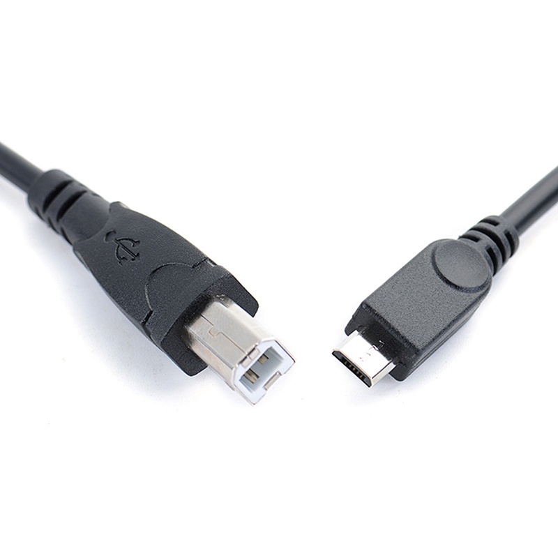 Kabel Data OTG Micro USB Male To USB B Male Panjang 3.2ft Untuk Printer