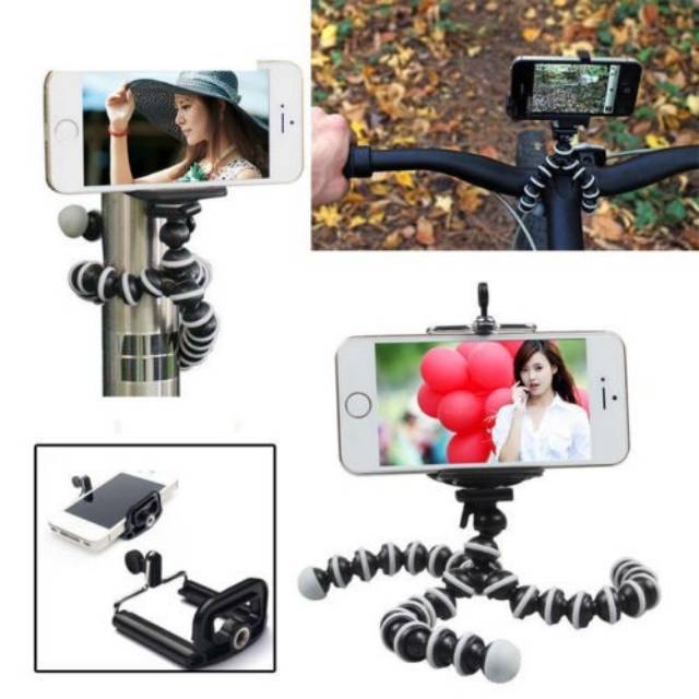 Trend-Gorilla Pod + Holder U Universal Flexible Small Mini Tripod Octopus Gorillapod Standing Kamera