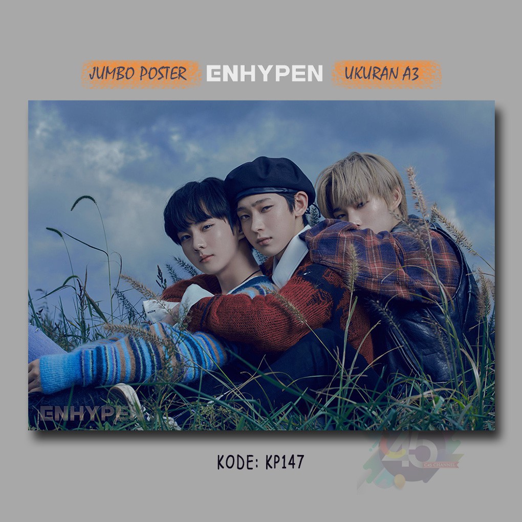 Boy Band KOREA ENHYPEN Hiasan Dinding Poster Kayu K-POP Home Decor Dekorasi Kamar Cewek 4Minute 2NE1