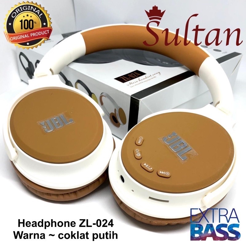 PROMO HEADPHONE BLUETOOTH ZL024 NEW UPGRADE