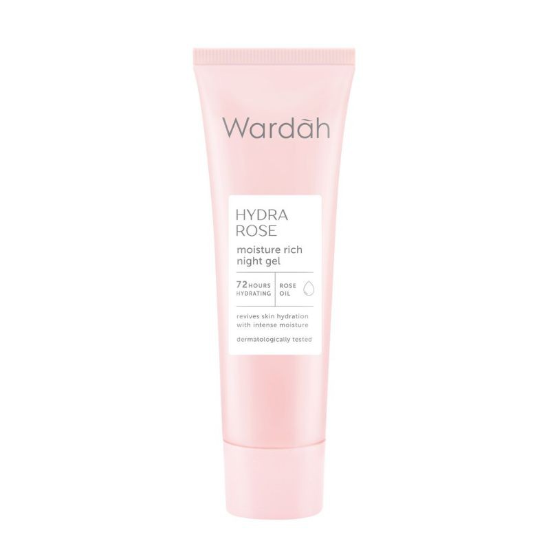 Wardah Hydra Rose Moisture Rich Night Gel 17ml