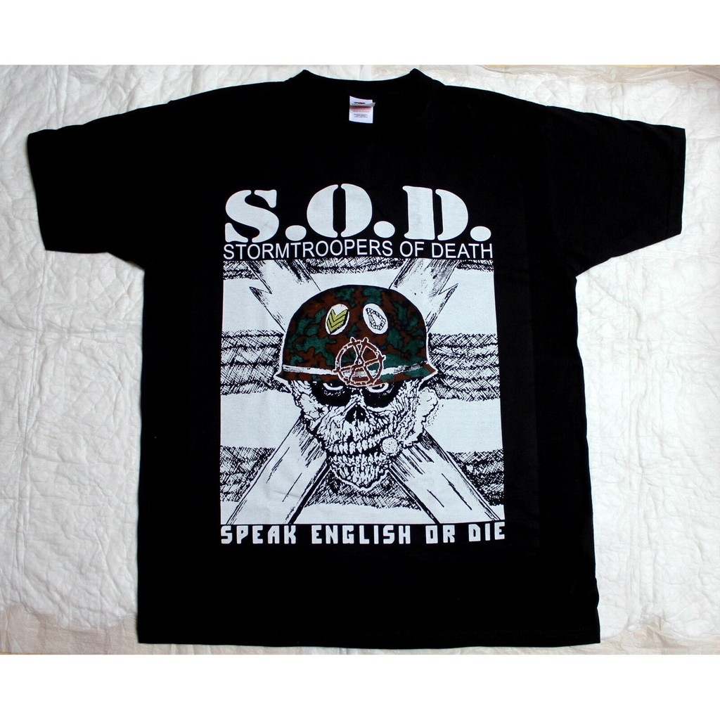 S.O.D SOD STORMTROOPERS OF DEATH SOD NEW BLACK SHORT//LONG SLEEVE T-SHIRT