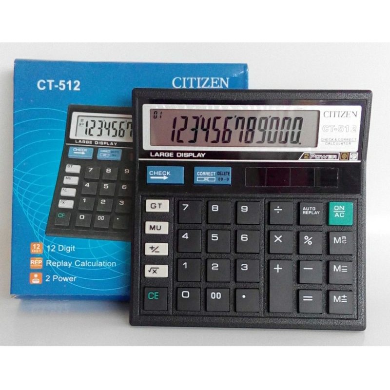 

KALKULATOR CITIZEN CT512 CALCULATOR CITIZEN CT512 12 DIGIT CT512