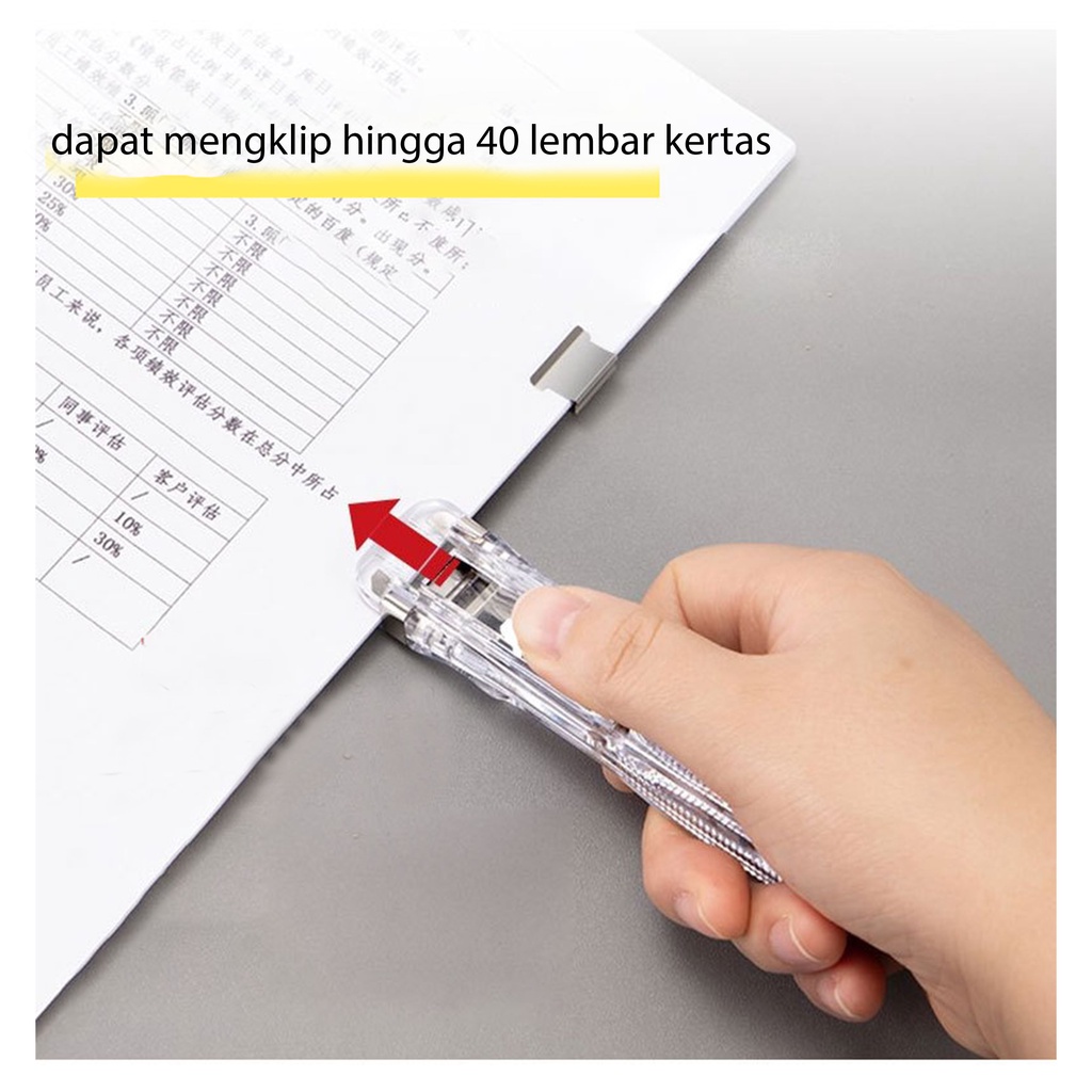 Klip Penjepit Dokumen/Kertas/Tiket/Catatan/Surat/Foto Bahan Metal Tahan Lama