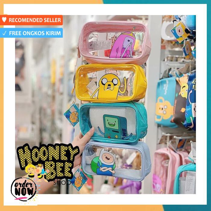MINISO TAS KOSMETIK WE BARE BEARS ADVENTURE TIME DOMPET TAS MAKEUP