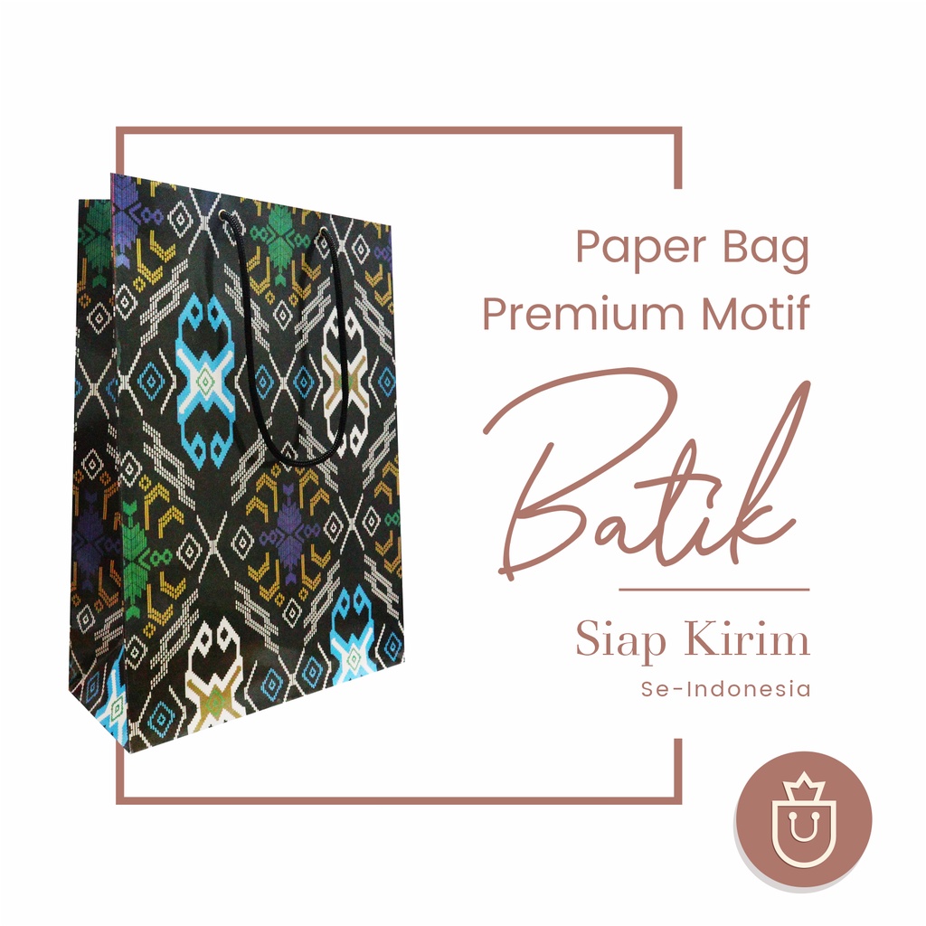 

Paper Bag (Tas Kertas) Batik Etnik Premium | Cocok Untuk Kemasan Produk Fashion/Aksesoris Batik Kualitas Premium