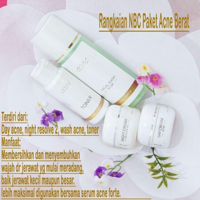 N'dia paket acne berat - NBC