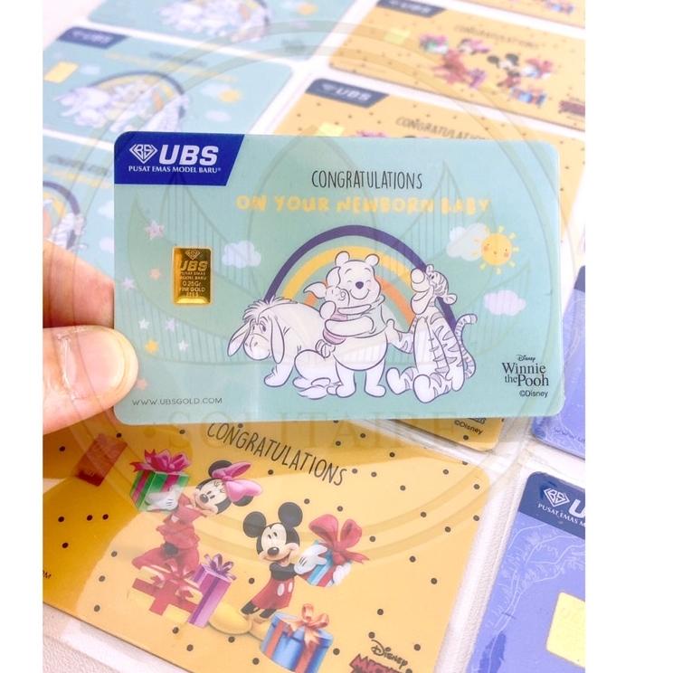 Jual Harga Bersahabat.. LM UBS GIFT 0.25 Gr DISNEY BIRTHDAY/WEDDING