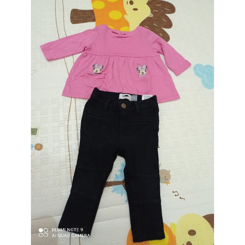 Preloved setelan bayi anak oldnavy disney nevada