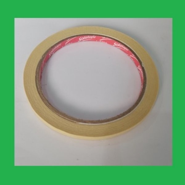 

LAKBAN KERTAS MASKING TAPE lebar 6 mm kualitas bagus 70 feet