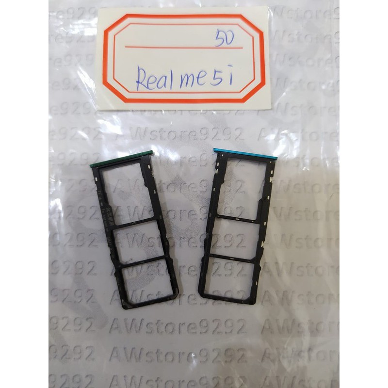 Slot Tempat Kartu Simcard Sim card Lock Simtray Sim Tray Realme C3 - Realme 5i