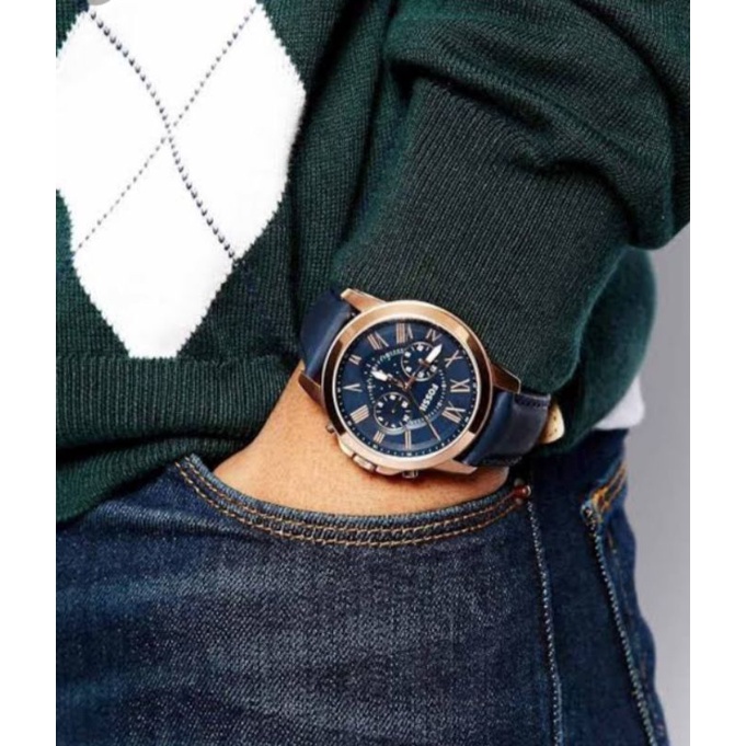 JAM TANGAN PRIA FOSSIL FS4835IE GRANT CHRONOGRAPH