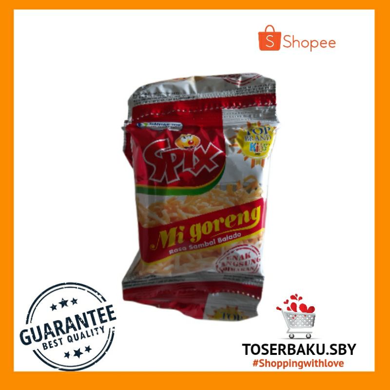 

Spix Mie Goreng Renteng isi 10 pcs / Snack Murah / Jajanan / Camilan WFH / Agen Trusted