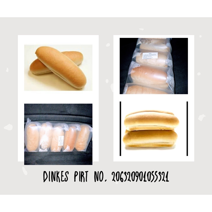 

GOKILAT Roti Hotdog polos - Roti HotBeef - Roti Sosis -10 pcs