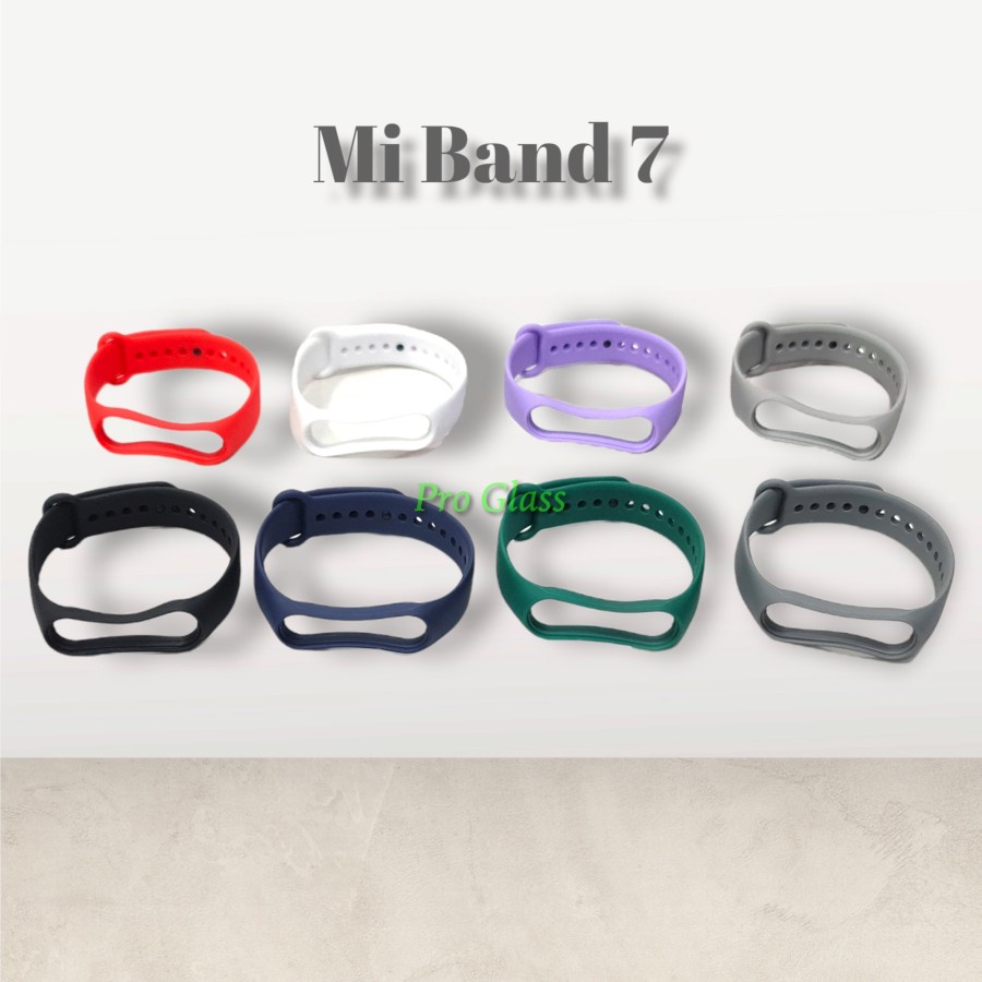 Strap Silicone for Xiaomi Mi Band 7 Gelang Rubber Silikon