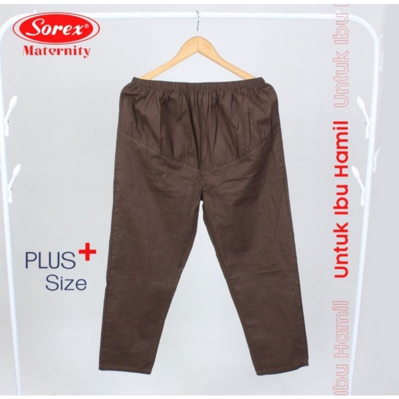 Sorex Maternity Pants Celana Ibu Hamil Plus Size Freesize (JB302)