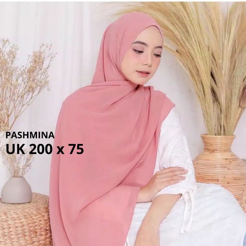 Pashmina diamond 200x75 Kerudung pasmina panjang Jilbab jumbo murah