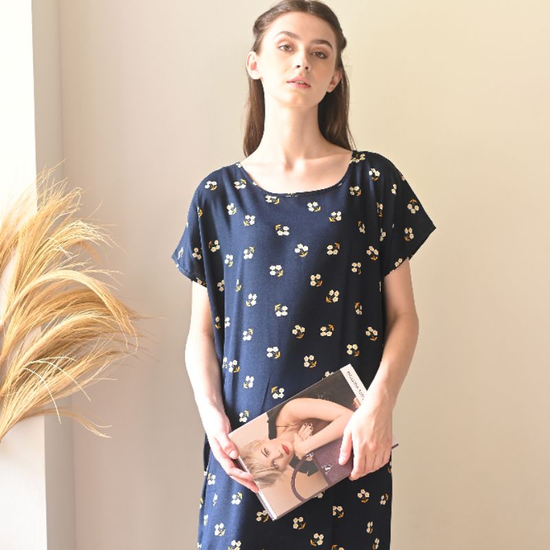 Daster Rayon HABEL NON BUSUI Panjang Semata Kaki-Habel 30