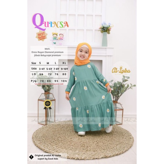 Sabrina muslim set kids setelan gamis anak muslim