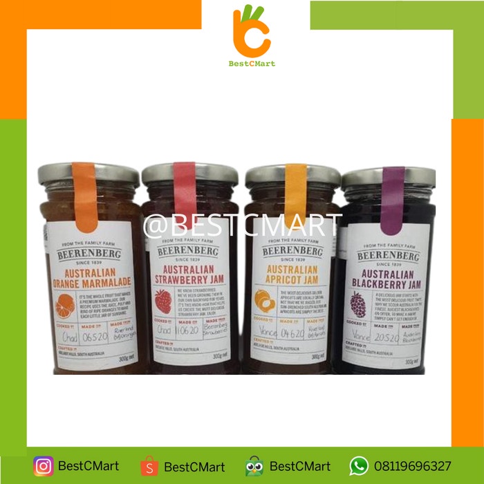 

BEERENBERG SELAI AUSTRALIAN BLACKBERRY JAM 300G