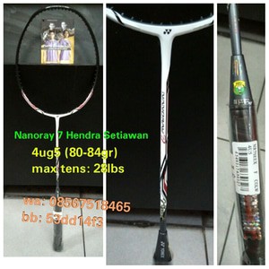 Raket Badminton Nanoray 7 Hendra Setiawan LTD  100 % Original Yonex
