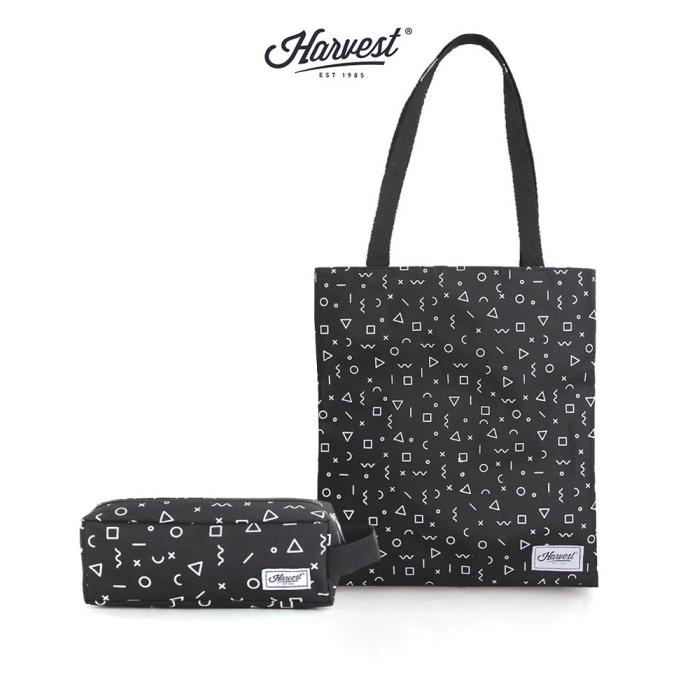 

Paket Totebag & Tempat Pensil Harvest Pop Style - Geometry BERKAH