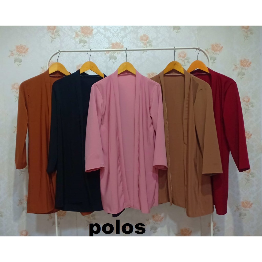 PROMO CARDIGAN PANJANG WOLFIS OUTER LENGAN PANJANG