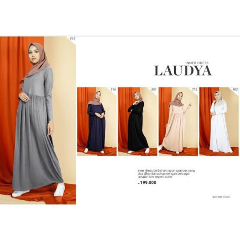 DAUKY INNER DRESS LAUDYA / INNER GAMIS DAUKY