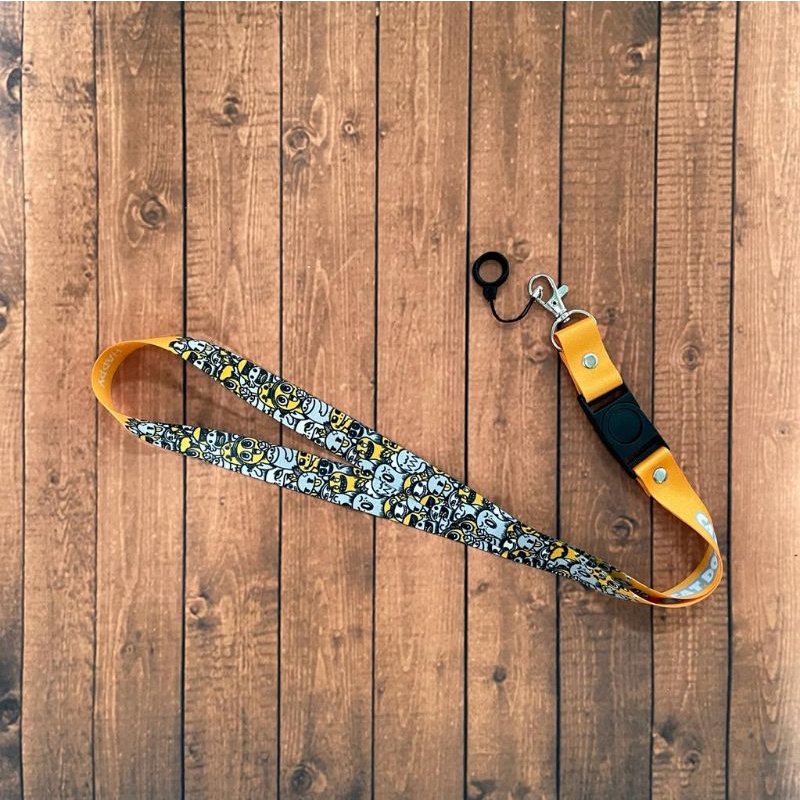 

Lanyard Printing Gantungan ID Card Motif Doodle Cat Real pick