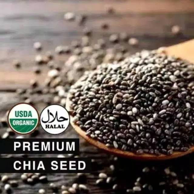 

Organic Black Chia Seed /chiaseed organik@50gram