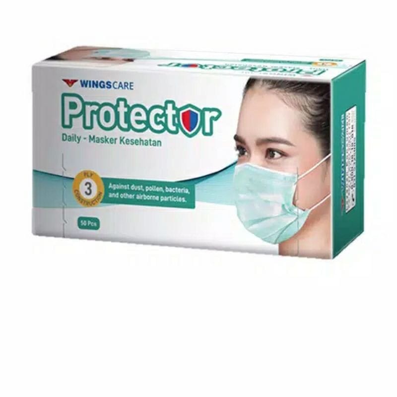 Wings Masker 3ply Protector isi 50 pcs