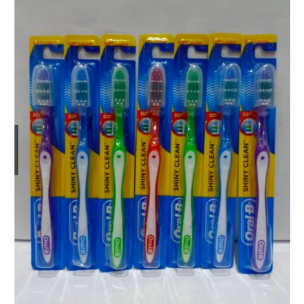 Sikat Gigi Oral B Shiny Clean Soft Lembut