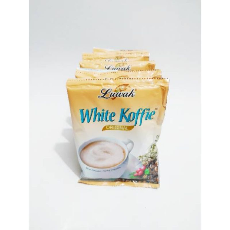 LUWAK WHITE COFEE SACHET 10 X 20GR