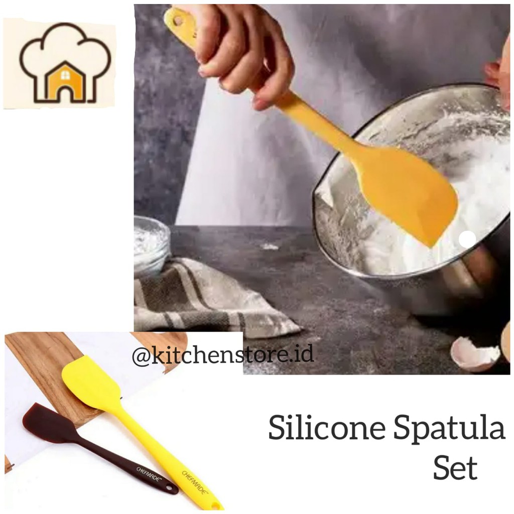 Chefmade CMWK9154 Silicone Spatula / Spatula Silikon Sutil Premium 2pc