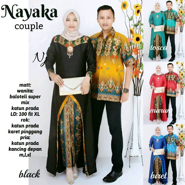 Batik Couple sarimbit Nayaka Couple
