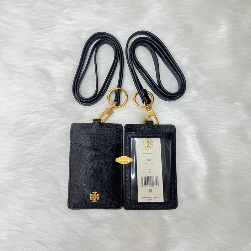 Tory Burch Emerson Lanyard Black