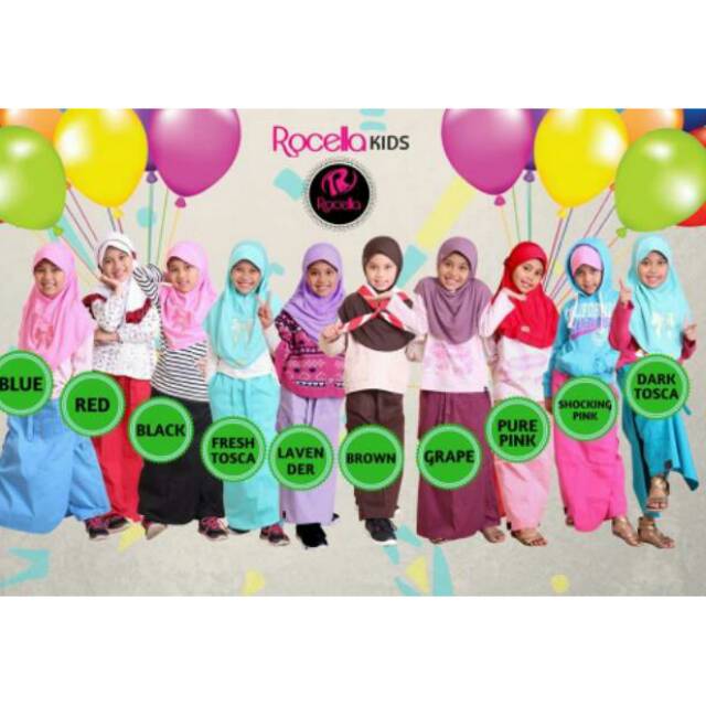  Rok  Celana  Rocella Kids Maryam rok  anak anak Shopee 