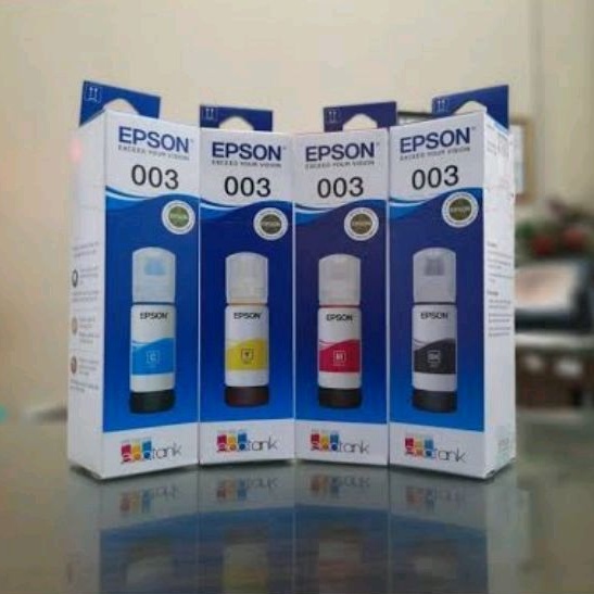 Paket 1 Set Tinta Epson 003 untuk L1110 L3100 L3101 L3110 L3150 L5190