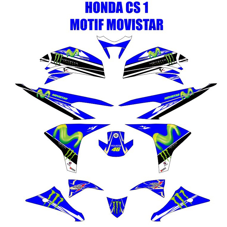 Decal Sticker CS One Custom design