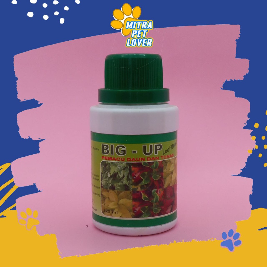 NUTRISI PERTUMBUHAN DAUN &amp; TUNAS TANAMAN - BIG UP 125 ML - PEMACU TUMBUH DAUN DAN TUNAS PADA TUMBUHAN - PUPUK CAIR - AMPUH AMAN - MURAH GARANSI KUALITAS ASLI ORIGINAL - PET TAMASINDO OBAT KESEHATAN &amp; VITAMIN TERNAK HEWAN PELIHARAAN MITRAPETLOVER