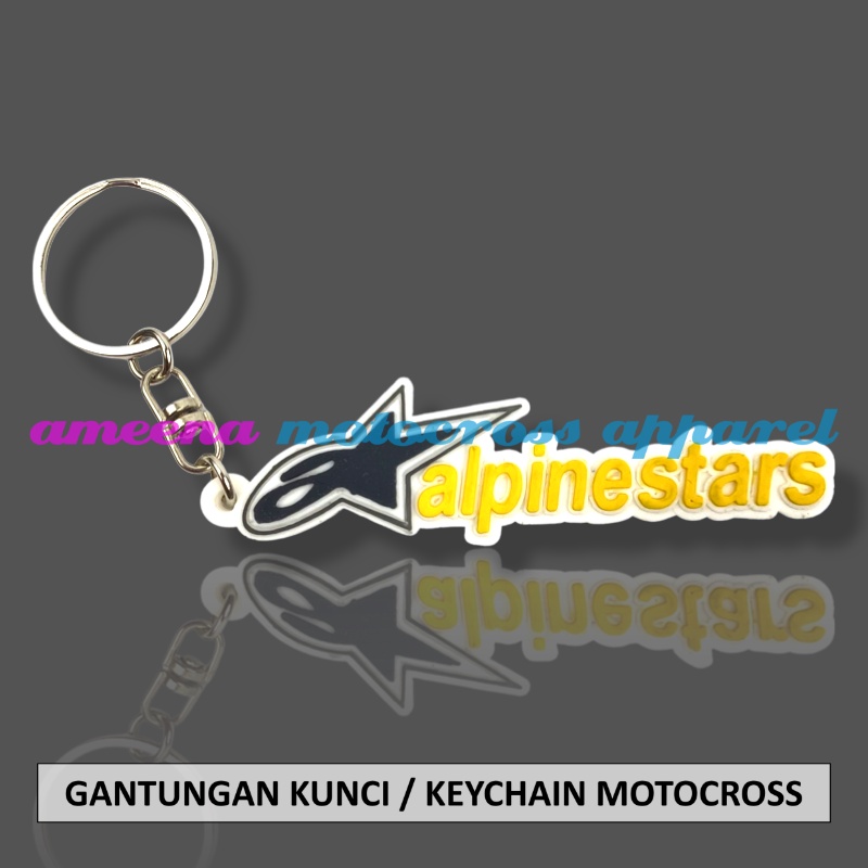 Gantungan Kunci Motocross - Keychain Trail MX - Gantungan Kunci Trabas - Keychain Enduro - Souvenir Trail - Keychain Souvenir  - AS014