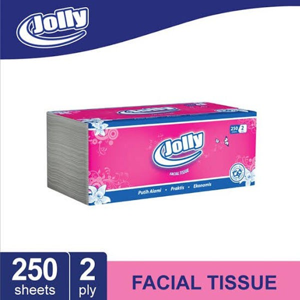 Facial Tissue Jolly 250 Sheets 2 ply