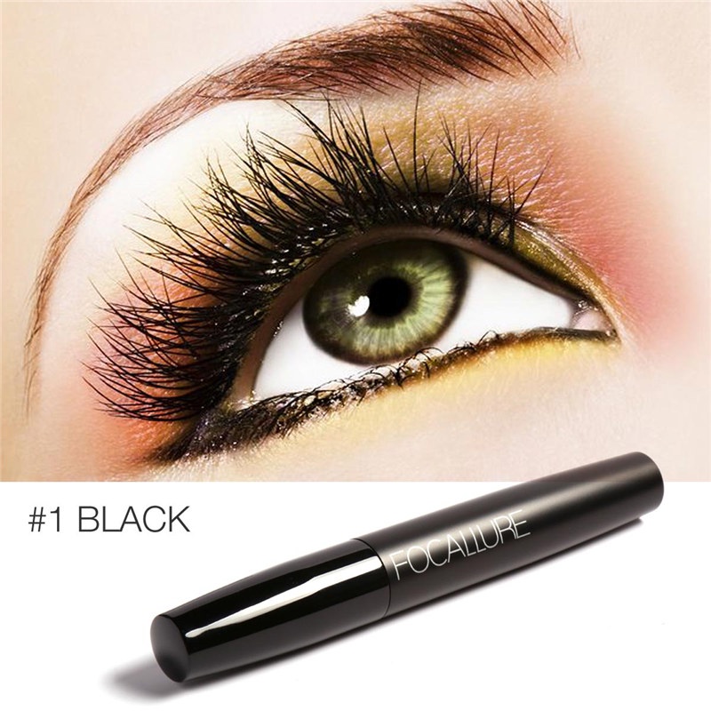 FOCALLURE Volumezing Mascara Waterproof Kosmetik Mata Black Maskara keep all day