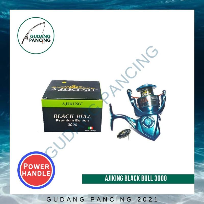 Reel Pancing Ajiking Black Bull Premium Edition 3000