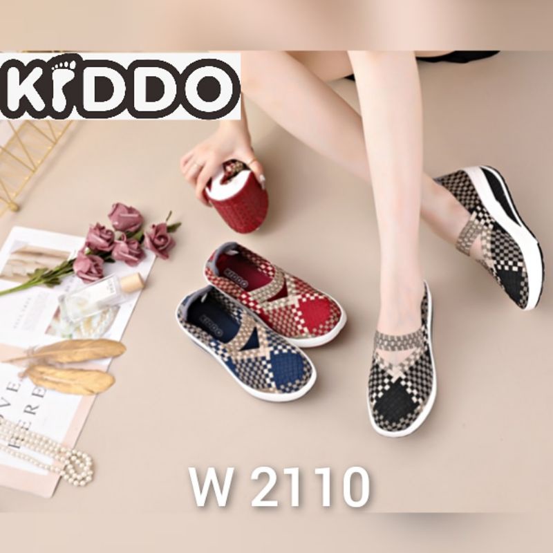 Sepatu Rajut KIDDO W2110 WEDGES ORIGINAL