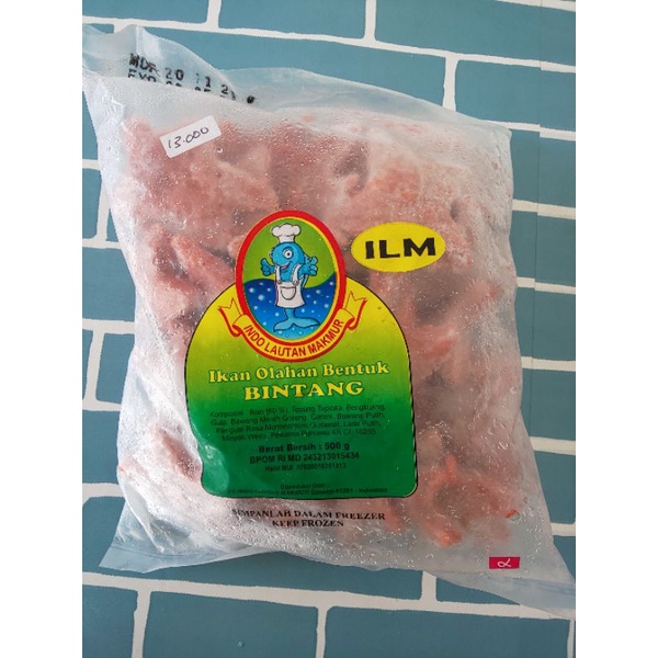 

FROZEN FOOD ILM BINTANG IKAN OLAHAN 500 gr